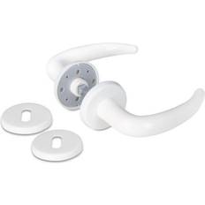 Dørgreb Coupe hvid plast 10088