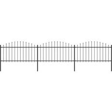 vidaXL Garden Fence with Spear Top