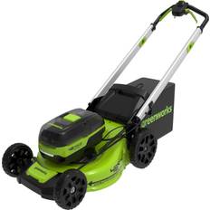 Greenworks Hopfällbart handtag Gräsklippare Greenworks GD24X2LM46SP4 Batteridriven gräsklippare