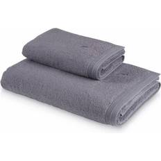 30.0 cm Bath Towels Move Superwuschel Uni 30X50 stone Bath Towel Grey