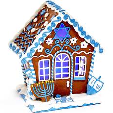 Kurt Adler Claydough 7-Inch Hanukkah Gingerbread LED Candle