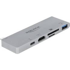 Macbook dockningsstation DeLock Docking Station for MacBook with 4K and PD 3.0