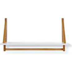 White Storage OBaby Maya Shelving Unit White