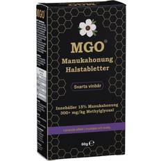 Svartvinbär Tabletter & Pastiller MGO Throat Tablets Manuka Honey Black Currant 300+ 60g