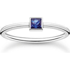 Thomas Sabo Ring with stone dark-blue TR2395-699-32-56