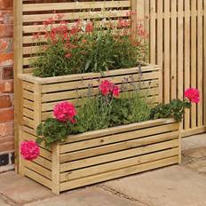 Rowlinson Garden Creations Tier Planter 600 Timber