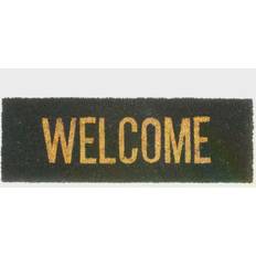 Tapis Columbine Paillasson Welcome 25x1.5x25 cm Naturel Or