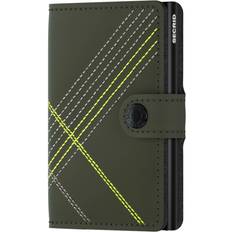 Secrid Miniwallet Stitch Linea Wallet - Lime
