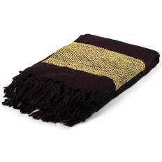 Bercato Pläd GOLD Filz Schwarz, Gold (170x)