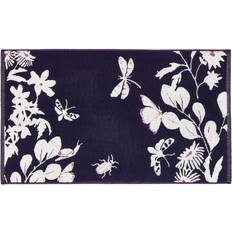 Bleu Tapis de bain Joules Floral Beasts Bath Bleu