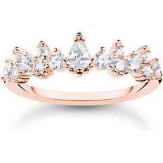 Thomas Sabo Ring sten med vita stenar
