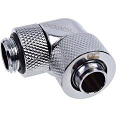 Refroidissement d'ordinateurs AlphaCool Eiszapfen Anschluss 90° Socket 13/10mm Chrome