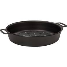 Karbonstahl Töpfe Kockums Jernverk Perforerad grillform 24 cm