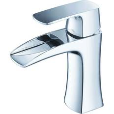 Faucets Fresca Fortore Single Hole Mount Gray