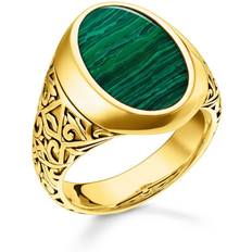 Thomas Sabo Ring grönt-guld