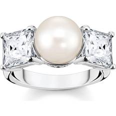 Thomas Sabo Glam & Soul Ring - Silver/Pearl/Transparent