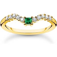 Thomas Sabo Ring sten med vita stenar