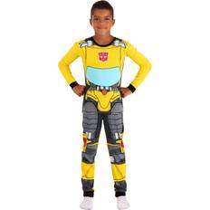 Nightwear Transformers Bumblebee Long Sleeve Boys Sleep Set Black/Blue/Yellow