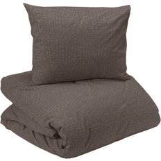 Hemtextil Redlunds Påslakanset Dot Mole 2 Påslakan Brun (210x150cm)