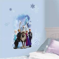 Roommates frozen Barnrum RoomMates Disney Frozen Character Winter Burst Peel And Stick Giant Wall Decals Multi