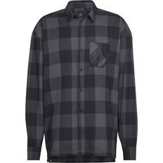 Unisex - XXS Skjorter Adidas Five Ten Brand Of The Brave Flannel Shirt - Grey Six/Black