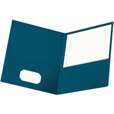 Oxford Twin Pocket Folders 25/Pkg-Blue, Letter