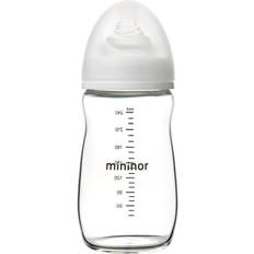 Feeding bottle Mininor Glass Feeding Bottle 0M 240ml