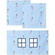 HoppeKids Tin Soldier Curtain for Half High Bed 27.6x63"