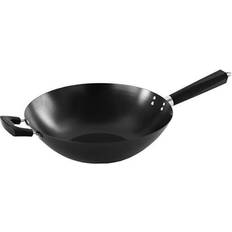 Carbon Steel Wok Pans Imusa Traditional 14 "