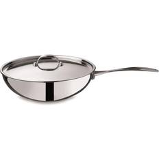 Acciaio inossidabile Padelle Wok Mepra Glamour Stone with lid 27.9 cm