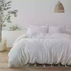 Duvet Covers on sale Catherine Lansfield Afra Muslin Duvet Cover White