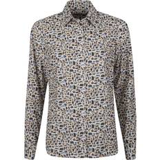 Stenströms Beige Skjorter Stenströms Sanna Patterned Corduroy Shirt - Grå