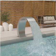 Fontane saldi vidaXL Fontana Per Piscina Con LED 22x60x70 cm in Acciaio Inox 304