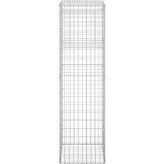 Gabion-korit vidaXL Kivikoripylväät 2 kpl 50x50x180 cm Rauta