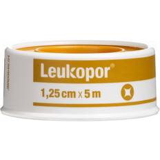 Kirurgiset Teipit BSN Leukopor Kuitukangasteippi 1.25 cm x 5 m