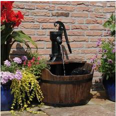 Ubbink Fontana Da Giardino Con Barile In Legno