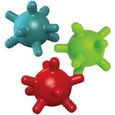 Latex Bitleksaker Edushape Gummyball Teether 3-pack