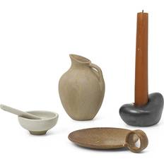 Multifarvet Lysestager ferm LIVING Ceramic Advent Lysestage