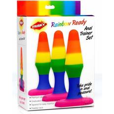 Anal plug set Rainbow Silicone 3-Piece Anal Plug Set