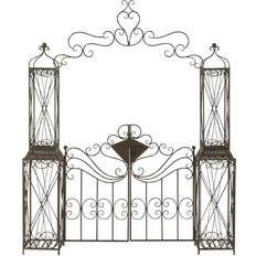 Metal Trellises Litton Lane Traditional Garden Arbor 17.7x28.3"