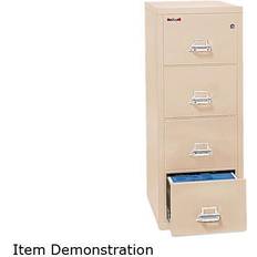 DIY Accessories 4 Drawer Letter Fireproof File with Electronic Lock by FireKing Parchment