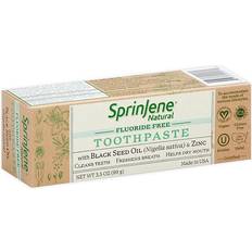 Harmon Sprinjene Natural 3.5 Oz. Fluoride-Free Toothpaste