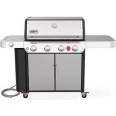 Weber 4 burner grill Weber Genesis S-435 4-Burner Natural Side