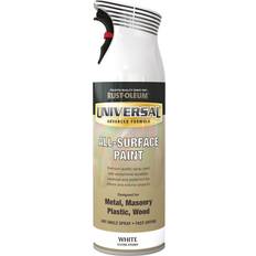 Rust-Oleum AE0160001E8 Universal All Surface White Gloss Spray Metal Paint White