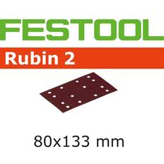 Festool rts Festool Rubin Sanding Sheets 80 x 133mm (Pkt 50) 120g