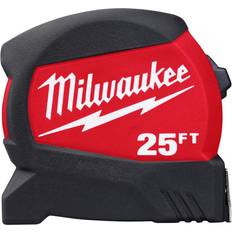 Measurement Tools Milwaukee 25 ft. in. Compact Wide Blade Tape Measure with ft. Reach Measurement Tape