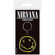 Nirvana Smiley Key Ring