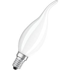 Lyskilder Osram LED-vindstødpære E14 4W 827, dæmpbar, mat