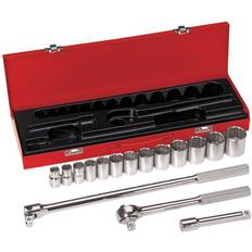 Klein tools socket set Klein Tools 1/2 in. Drive Socket Wrench Set 16-Piece Head Socket Wrench