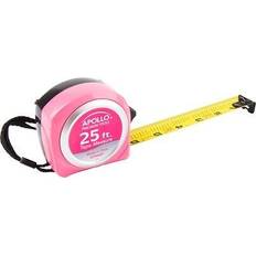 Measurement Tapes Apollo Tools 25 ft. Pocket Tape Measure, Coated DT5002P, Quill Measurement Tape